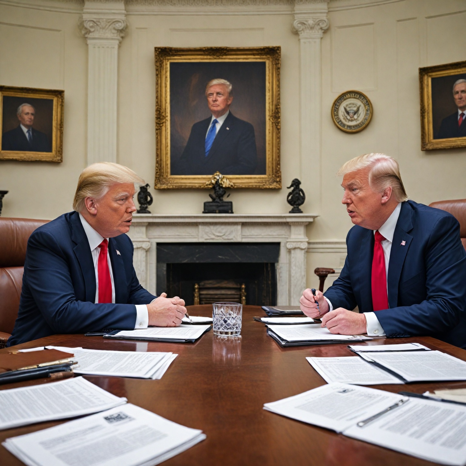 Trump Challenges WSJ Account of Bessent Advising Against Firing Powell