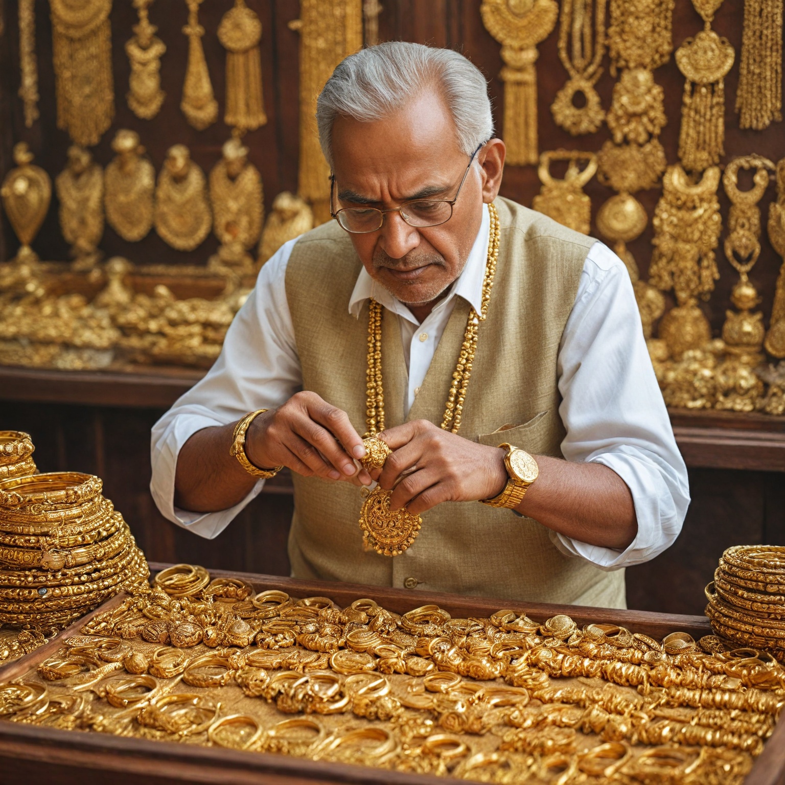 Todays Gold Prices: Yellow Metal Dips – Discover City-Specific Rates for 24K and 22K in Delhi and Mumbai!