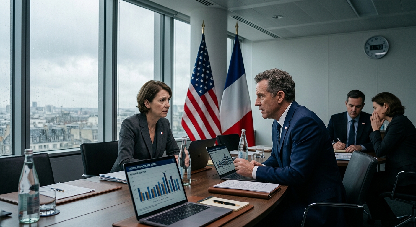 Trump Warns France: Eliminate Tech Sales Tax or Brace for 100% Wine Tariffs!